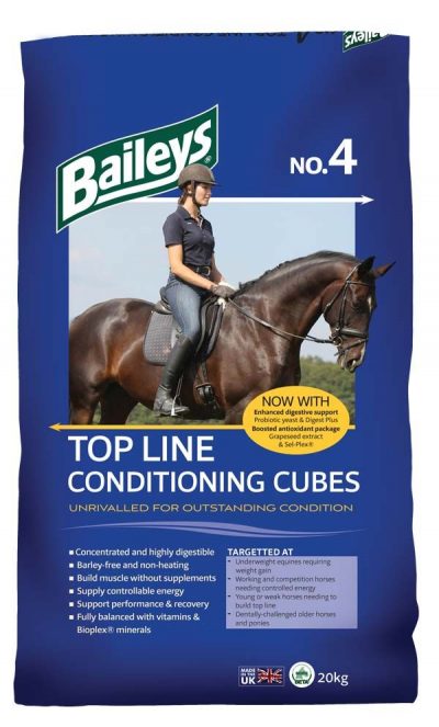 Baileys No. 4 Top Line Conditioning Cubes Horse Feeds 20kg