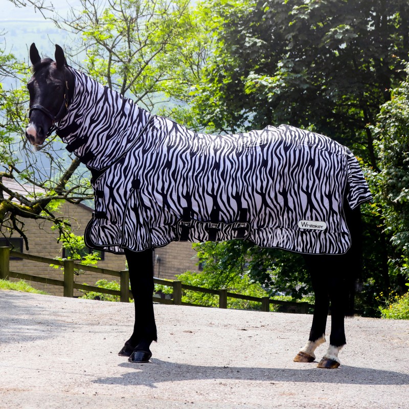 JW Marwell Zebra Print Fly Rug