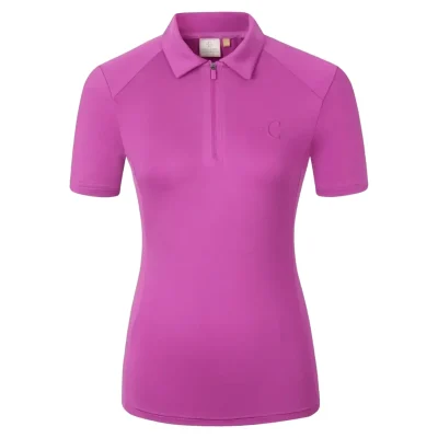 Covalliero Zip Womens Polo Shirt S/S26
